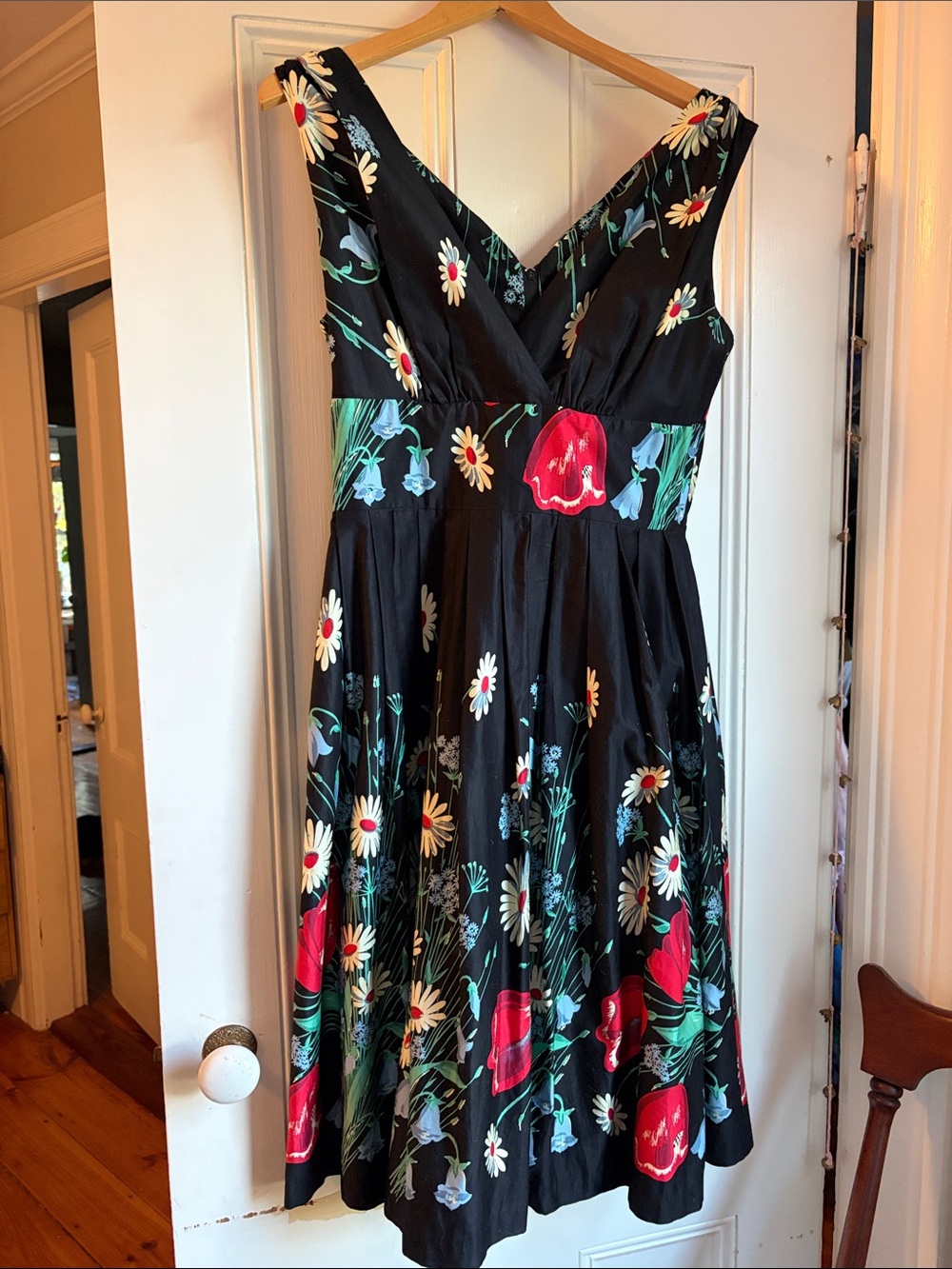 Sleeveless Tulip and Daisy Party Dress
